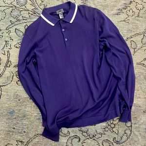 H&M Silk Blend Polo Shirt